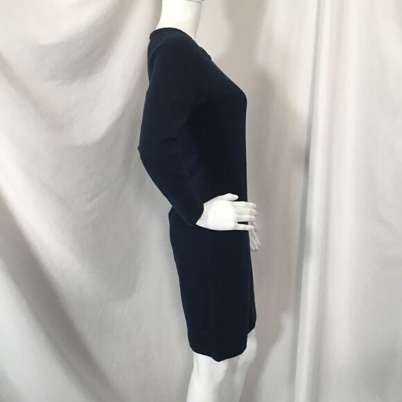 J. Crew Blue Sweatshirt Dress (H12) - Picture 4 of 6